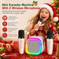 ⏳LAST DAY SALE ONLY ￡11.99!!✨🎵Mini Karaoke Machine for Kids with Wireless Microphones