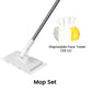 ⏳LAST DAY SALE ONLY ￡8.99!!🧹🫧Chicssleek® Extendable Telescopic Disposable Flat Clip Mop, 360° Swivel Lightweight Floor Mop