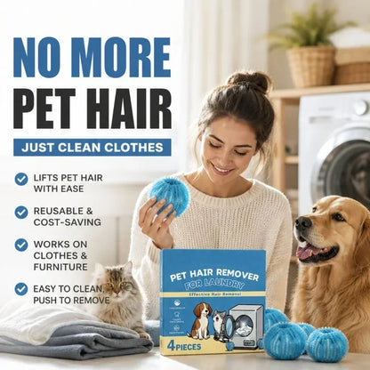 ⏳🔥LIMITED-TIME 50% OFF! ⏰Chicssleek® Reusable Pet Hair Remover Laundry Balls