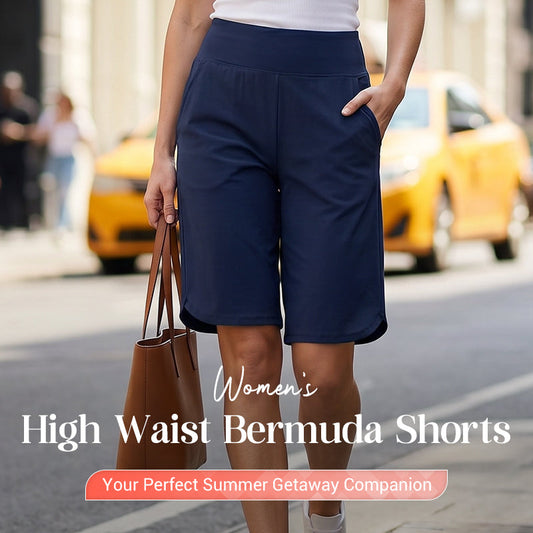 ⏳LAST DAY SALE ONLY ￡9.99!!🔥🔥Women's High-Waist Yoga Shorts with Pockets
