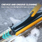 🔄✨LAST DAY SALE ONLY ￡9.99!!🧹Chicssleek® 180° Rotating Gap Cleaning Tool - Extendable Adjustable No-Touch Cleaner for Windows, Sliding Doors, Narrow Spaces, Home Deep Cleaning