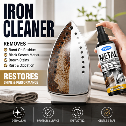 ⏳LAST DAY SALE ONLY￡6.99!🔥✨Chicssleek® Iron Cleaner, Dissolve limescale & stains, restore smooth soleplate for effortless ironing🔥Iron Rust Removal & Polishing Spray