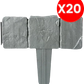⏳Time-Limited Special⏰Imitation Stone Garden Fence – Realistic Look, Easy Install & Expandable Design 🌿✨