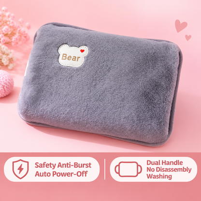 🎄💝70% OFF!!!-Ready for Christmas!⏰Plush Rechargeable Heat Pack – Soft Winter Hand & Body Warmer