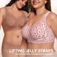 Super Firming Wirefree Jelly Bra with Leopard Print 👍
