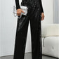 🍂LAST DAY SALE 70% OFF👍💖Women's Sequin Sparkle Wide Leg Pants with Elastic Waistband