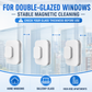 💥Hot Sale 50% OFF💞– Chicssleek® 6-in-1 magnetic window cleaner: dual action, total safety, flawless results from the very first pass🧲 🛒