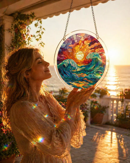 🔥Last chance: 50% off!! ☀️🛍️Acrylic Jigsaw Puzzle Suncatcher 80 Pieces