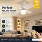 🏆LAST DAY SALE 50% OFF🔥SmartBreez 40W LED Ceiling Fan Light – 20.5 Ultra-Quiet with Remote 🎯 | E27 + FREE B22 Adapter 🔌 | For Bedroom 😴, Kitchen 👩‍🍳 & Garage 🛠️ – UK Ready!（副本）