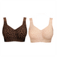 Super Firming Wirefree Jelly Bra with Leopard Print 👍