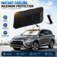 ⏰🔥LIMITED TIME 50% OFF!🔥50K+ SOLD!🛡️☂️ Upgraded Car Windshield Sun Shade Umbrella❄️-Q
