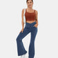 🔥HOT SALE-49% OFF🔥Stretchy Denim High Waisted Crossover Flare Pants👖