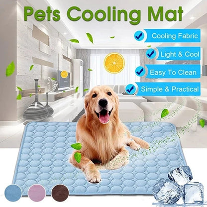 🐶hot sale🐱Summer pet cooling mat🧊 with non-toxic self-cooling gel💎