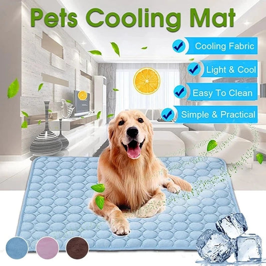 🐶hot sale🐱Summer pet cooling mat🧊 with non-toxic self-cooling gel💎