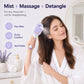 💖LAST DAY SALE ONLY ￡14.99!!💖ProGlide™🇬🇧 Scalp Massager Comb 💆‍♀️ – Self-Cleaning 🧼, Tangle-Free ✂️ & Frizz-Control Hair Brush with Soothing Mist Spray 💨✨ | Perfect for Dry, Brittle Hair 💧🌟