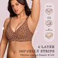 Super Firming Wirefree Jelly Bra with Leopard Print 👍