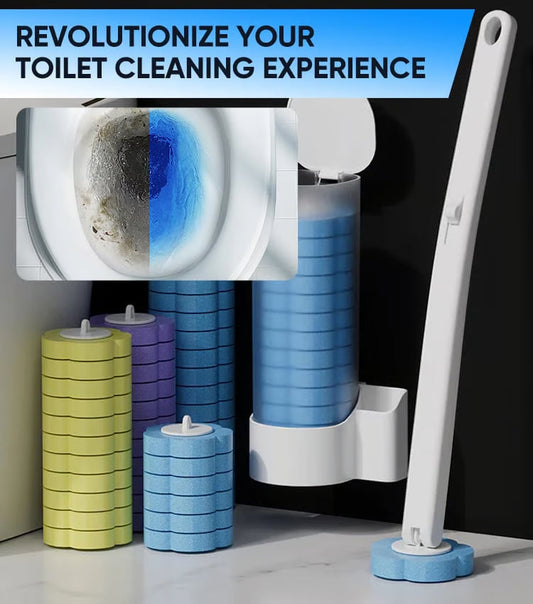 🔥LAST DAY SALE £6.99!!⚡50K+ SOLD!🚽💦Chicssleek® Hands-Free Cleaning Gadget🧽Disposable toilet cleaning tool💦