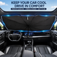 ⏰🔥LIMITED TIME 50% OFF!🔥50K+ SOLD!🛡️☂️ Upgraded Car Windshield Sun Shade Umbrella❄️-Q