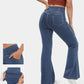 🔥HOT SALE-49% OFF🔥Stretchy Denim High Waisted Crossover Flare Pants👖