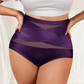 🌸  Special Price £12.99 ! 🔥Buy 1 Get 1 Free🎁Plus-Size High-Waist Cross Tummy Control Panties-Q