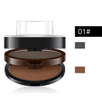 ⏰Hot sale at 50% off for a limited time🎁Instant adjustable eyebrow stamp with two-color brow powder