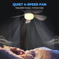 🌬️🌞New Arrival Hot Sale - 50% OFF!🛋️2-in-1 Remote-Controlled Ceiling Fan with LED Light