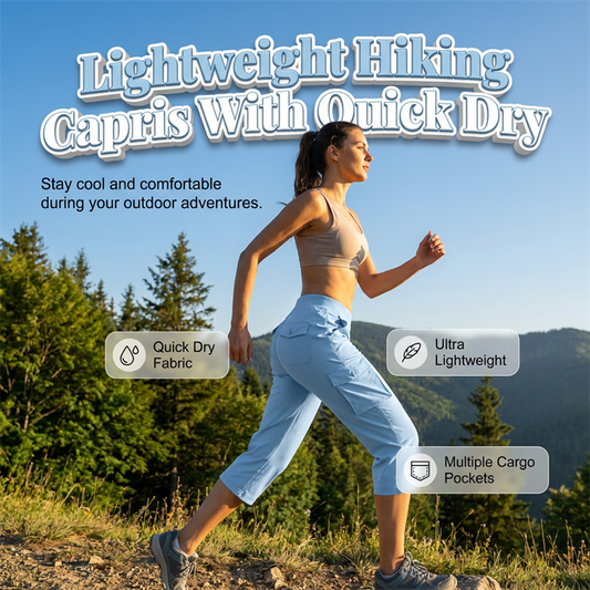 💥✨Limited-time 50% Off ✨Women's Lightweight Cargo Capris🌿