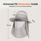 🔥Limited-time 50% off-Outdoor Sun Hat with Removable Flaps