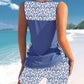 ⏰LAST DAY 55% OFF🌊Women's Tummy Control Tankini Set with Built-In Bra – Flattering Boho Swimwear with Shorts