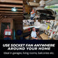 🏆LAST DAY SALE 50% OFF🔥SmartBreez 40W LED Ceiling Fan Light – 20.5 Ultra-Quiet with Remote 🎯 | E27 + FREE B22 Adapter 🔌 | For Bedroom 😴, Kitchen 👩‍🍳 & Garage 🛠️ – UK Ready!（副本）