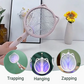 ✨ 4-in-1 Rechargeable Folding Mosquito Zapper – Quiet & Powerful Protection ✨