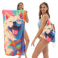 📢📢50% OFF !! ⏰2-in-1 Printed Beach Towel Backpack