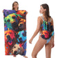 📢📢50% OFF !! ⏰2-in-1 Printed Beach Towel Backpack