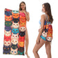 📢📢50% OFF !! ⏰2-in-1 Printed Beach Towel Backpack