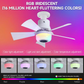 ✨While Supplies Last 50% OFF!🍃Smart Ceiling Fan with Light, RGB & Bluetooth Speaker