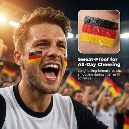 ⚽Welcome the World Cup🔥National Flag Face Paint Stick for Sports Fans🎁