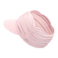 🏖️Hot sale in summer 50%off🔥 Women's Ruched Sun Visor Hat👒