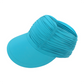 🏖️Hot sale in summer 50%off🔥 Women's Ruched Sun Visor Hat👒
