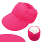 🏖️Hot sale in summer 50%off🔥 Women's Ruched Sun Visor Hat👒