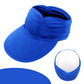 🏖️Hot sale in summer 50%off🔥 Women's Ruched Sun Visor Hat👒