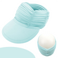 🏖️Hot sale in summer 50%off🔥 Women's Ruched Sun Visor Hat👒