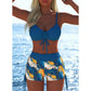 🩱 50% OFF! ✨ Women's Bikini Set – Drawstring Top, Boy Shorts, Multiple Styles 🏖️