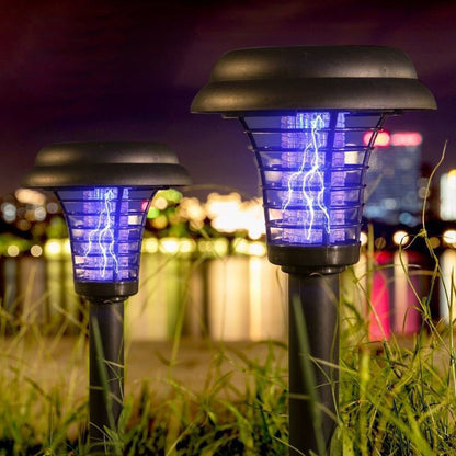 🔥50% off for a limited time⏰Solar Mosquito Zapper Lamp Stake