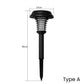 🔥50% off for a limited time⏰Solar Mosquito Zapper Lamp Stake