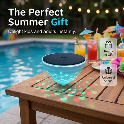 🏖️Hot sale in summer🔥Solar Floating Pool Light with Fish Projection🚿