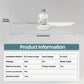 🔥Limited 50% OFF✨2-IN-1 PORTABLE CEILING FAN & LIGHT with Remote Control🌀3