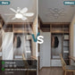 🔥Limited 50% OFF✨2-IN-1 PORTABLE CEILING FAN & LIGHT with Remote Control🌀3