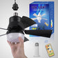 🔥Limited 50% OFF✨2-IN-1 PORTABLE CEILING FAN & LIGHT with Remote Control🌀3
