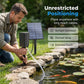 ☀️🌿 Solar Pond Aerator – Continuous oxygenation, eco-friendly, no electricity, simple setup-Q