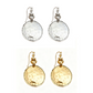💫Vintage Hammered Metal Drop Earrings– Lightweight Geometric Statement Jewellery ✨-Q